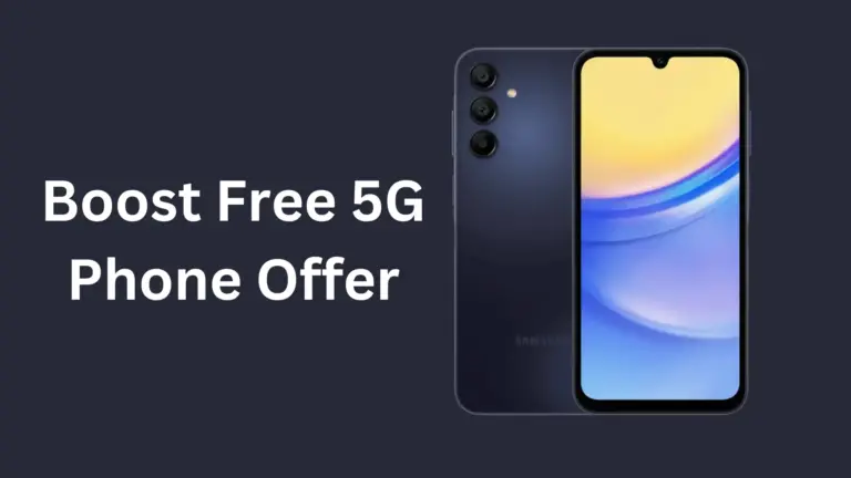 Boost Free 5G Phone Offer